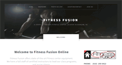 Desktop Screenshot of fitnessfusiononline.com